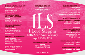 I Love Steppin' 18th Year Anniversary