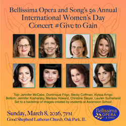 Bellissima Opera and Song's 5th Annual International Women's Day Concert