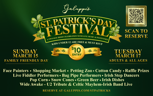 🍀 St. Patrick’s Day Festival at Galuppi’s