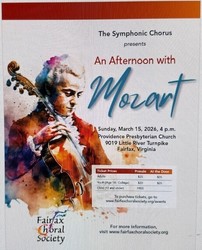An Afternoon with Mozart featuring the Fairfax Choral Society and Pianist Marck Irchai