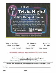 Riverbend East Rotary Trivia Night