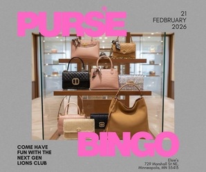 Purse Bingo Fundraiser by Minneapolis Downtown Next Generation Lions Club