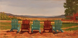 Wild Hearts Gallery presents Painter, Colleen Z. Gregoire: “Have a Seat”