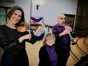 LIVE@DCC Free Second Friday Noon Concerts - Friday, March 13 - Clarinet, Violin, and Piano