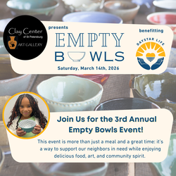 The Clay Center of St. Petersburg presents Empty Bowls benefitting Daystar Life