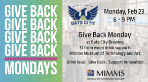 Give Back Monday at Gate City Brewing