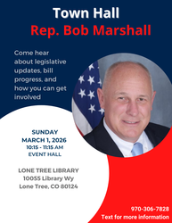 HD43 Town Hall - Representative Bob Marshall