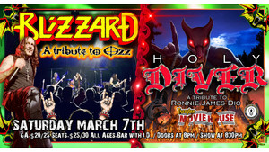 Blizzard (Ozzy Tribute) also with Holy Diver (Dio Tribute)
