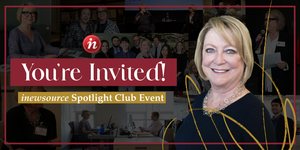 An inewsource event featuring founder Lorie Hearn