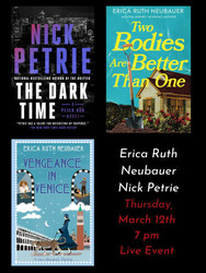 Live event - Erica Ruth Neubauer and Nick Petrie in Conversation