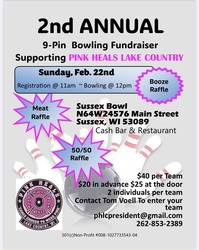 2nd annual Bowling Fundraiser