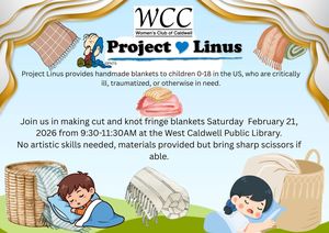 Make a Linus Blanket with the Women's Club of Caldwell