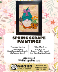 Spring Scrape Paintings