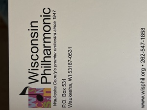 Wisconsin Philharmonic Concert