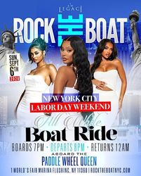 ROCK THE BOAT NYC – Labor Day Weekend All White Boat Ride 2026