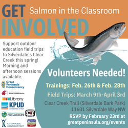 Salmon in the Classroom Volunteer Training with Great Peninsula Conservancy