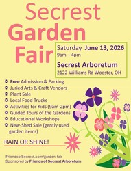 Secrest Garden Fair - Arts & Crafts, Plants, Food & Family Fun at the beautiful Secrest Arboretum