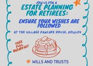 Estate Planning for Retirees- Full breakfast Included with Legacy Gurus