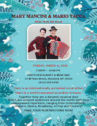 Mary Mancini & Mario Tacca Performing Live at Rini's