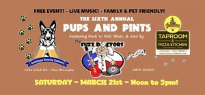 The Fuzz Doctors are rockin' the 6th annual 'Pups and Pints' event at Guadalupe Brewing Company!