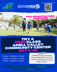 ⚽ FREE Kids Soccer Demo – Mill Valley (Ages 2–7) – March 14
