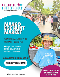Kids Market at Mango egg Hunt