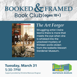 Booked & Framed Book Club (ages 18 )