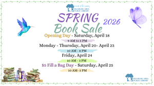 Dillsburg Library Spring Used Book Sale 2026