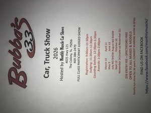 Monthly Muscle Car Show