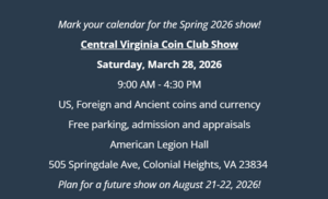 Central Virginia Coin Club Show