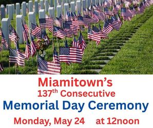 Miamitown’s 137th consecutive Memorial Day Ceremony