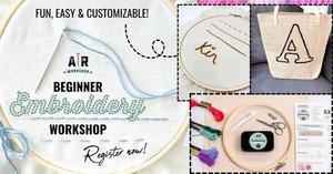 Spring Break Camp: Candle and Embroidery