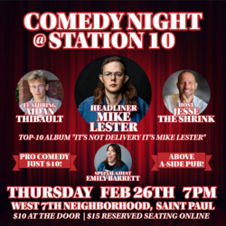 Comedy Night at Station 10 (West 7th neighborhood, St Paul)