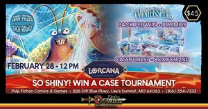 Lorcana SO SHINY! Core Constructed Win a Case