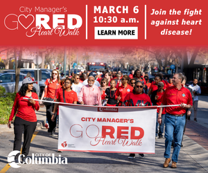 City Manager's "Go Red" Heart Walk