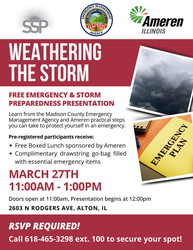Weathering the Storm - Lunch & Learn at Senior Services Plus - Alton, IL - March 27, 2026