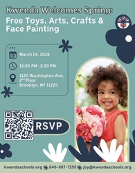 Kwenda Welcomes Spring: Free Toys, Arts, Crafts & Face Painting