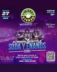 VERDE STEREO – Tribute to Soda Stereo & Enanitos Verdes Live in Salt Lake City