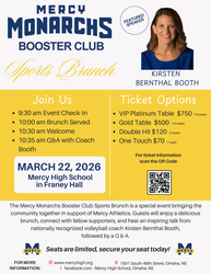 Mercy high school sports brunch with special guest Kirsten Bernal Booth