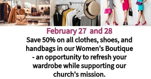 Save 50% in Women's Boutique!