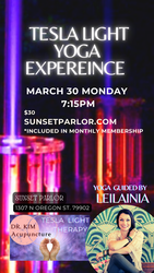 Tesla Light Yoga Experience