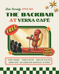 Live Comedy Open Mic at Backbar