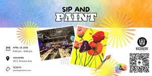 Poppy Love Paint and Sip at HighWire