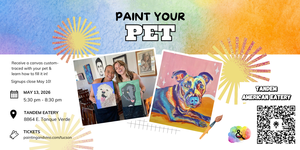 Beginner Paint Your Pet – Includes Custom Traced Canvas