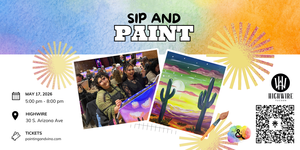 Dreamy Desert Sip & Paint at HighWire