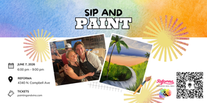‘Let’s Go To The Beach’ Sip and Paint at Reforma