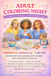 🎨🖍️ Adult Coloring Night is back for 2026! New Dates, Same Chill Vibes!