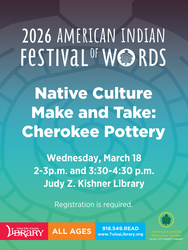 Native Culture Make and Take: Cherokee Pottery