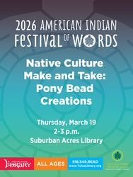 Native Culture Make and Take: Pony Bead Creations