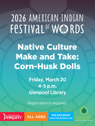Native Culture Make and Take: Corn-Husk Dolls